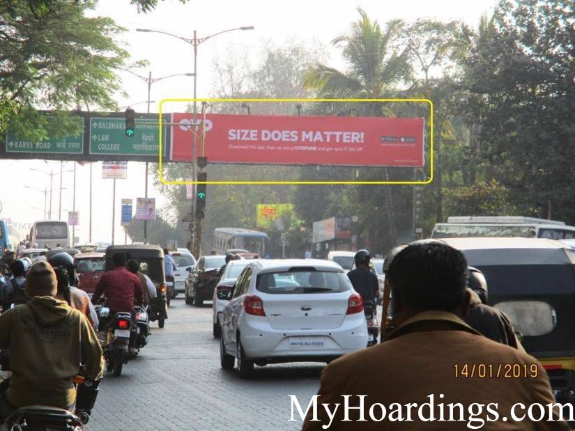 Best OOH Ad agency in Pune, Gantry Company at SB Road Near Symbiosys in Pune ,Advertising rights in Maharashtra